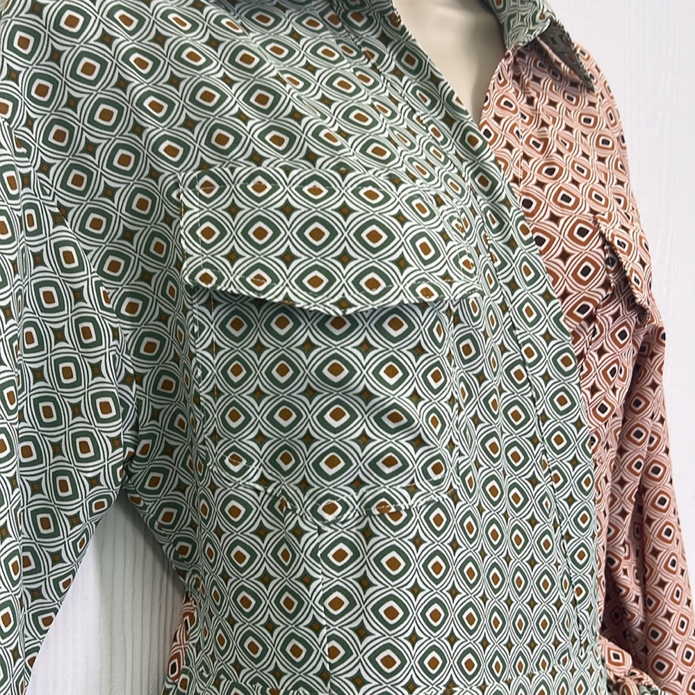 Gracia - Color Block Fun Design Wrap Long Sleeve … - image 6